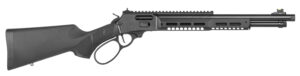 Smith & Wesson 14195 1854 Stealth Hunter 45 Long Colt 8+1 16.30" Black Armornite Threaded Barrel, Black Anodized Aluminum Receiver w/Picatinny Rail, Fixed w/Textured Grip Panels Black Synthetic Stock