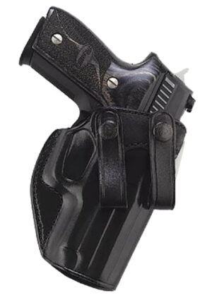 Galco SUM226B Summer Comfort IWB Black Leather Compatible w/ Glock 19X/19 Gen1-5/23 Gen2-5 Belt Loop Mount Right Hand