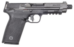 Smith & Wesson 14093 M&P 5.7 Full Size Frame 5.7x28mm 10+1 5" Black Armornite, Black Optic Ready/Serrated Stainless Steel Slide, Black Polymer Frame w/Picatinny Rail, Polymer Grip