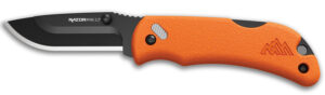 Outdoor Edge RMB222C RazorMini 2.20" Folding Plain 420J2 SS Blade Blaze Orange ABS Polymer Handle