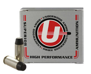 Underwood Ammo 242   10mmAuto 220gr Hard Cast Flat Nose 20 Per Box/10 Case