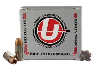 Underwood Ammo 114 XTP 9mmLuger 124gr Jacketed Hollow Point 20 Per Box/10 Case