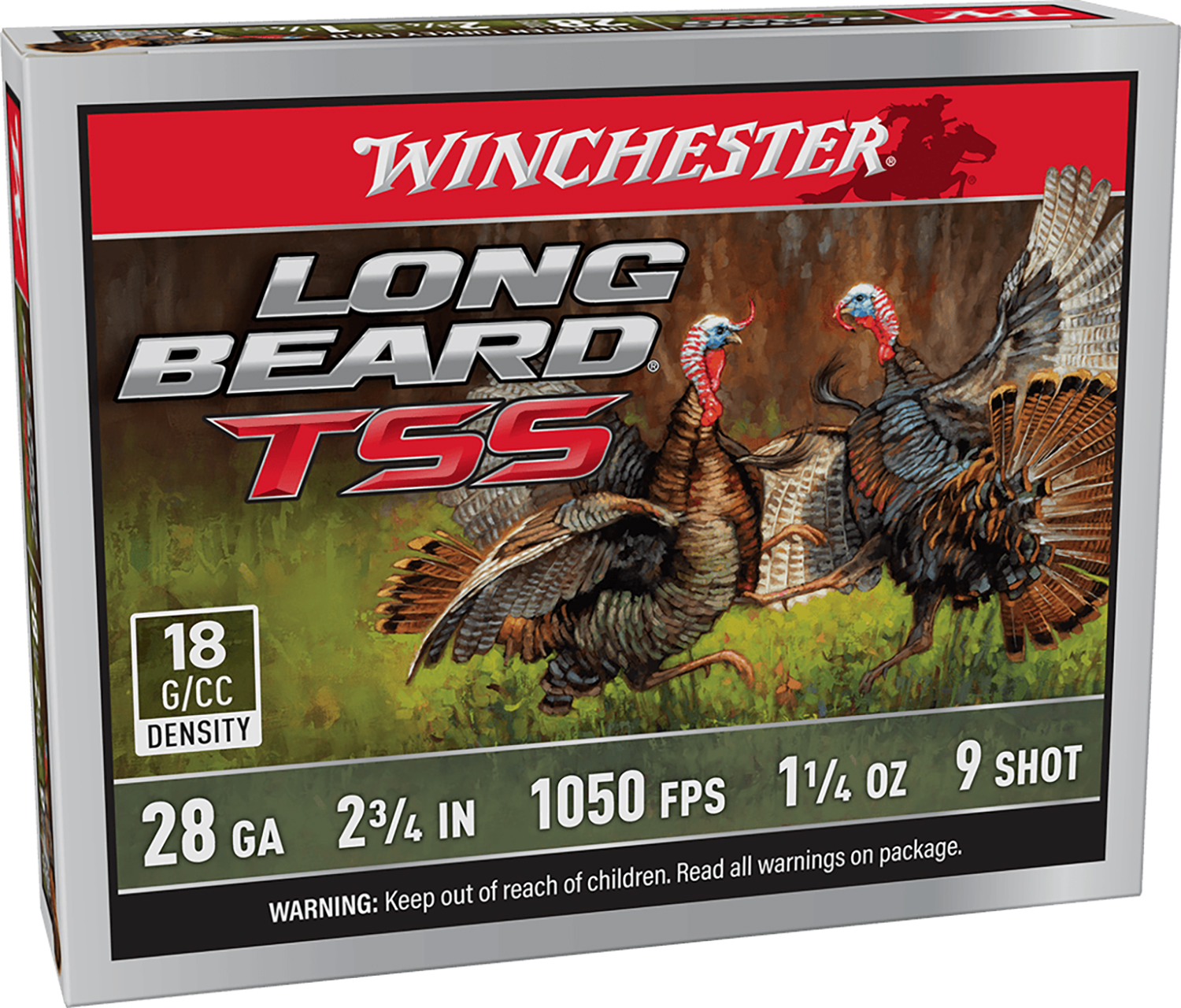 Winchester Ammo LBTSS289 Long Beard TSS 28Gauge 2.75" 1 1/4oz Tungsten 9Shot 5 Per Box/10 Case