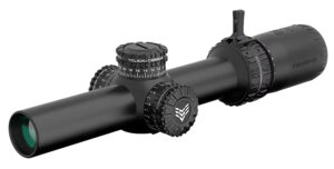 Swampfox Optics ARH11024GM Arrowhead Black 1-10x24mm 30mm Tube Guerrilla Dot MOA Green Reticle
