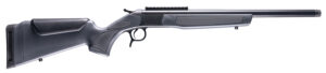CVA CR4445 Scout  444 Marlin 1rd 22" Blued Threaded Barrel, Blued Picatinny Rail Receiver, Stealth Gray Fixed Synthetic Stock