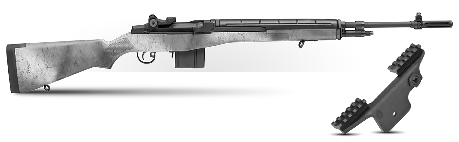 Springfield Armory M1A Standard Issue Gear Up Pkg 308 Win/7.62x51mm 10+1 22" Black Carbon Steel Barrel, Black Parkerized Stainless Steel Receiver, Fixed Synthetic Stock