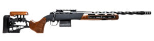 Iota Outdoors RF030L472210F99 Venatic Max 25 Creedmoor 5+1 22"  Nano Flat Black Fluted Threaded Barrel, Black DLC Aluminum Receiver w/Picatinny Rail, Woox Furiosa Aluminum/Wood Stock, Right Hand