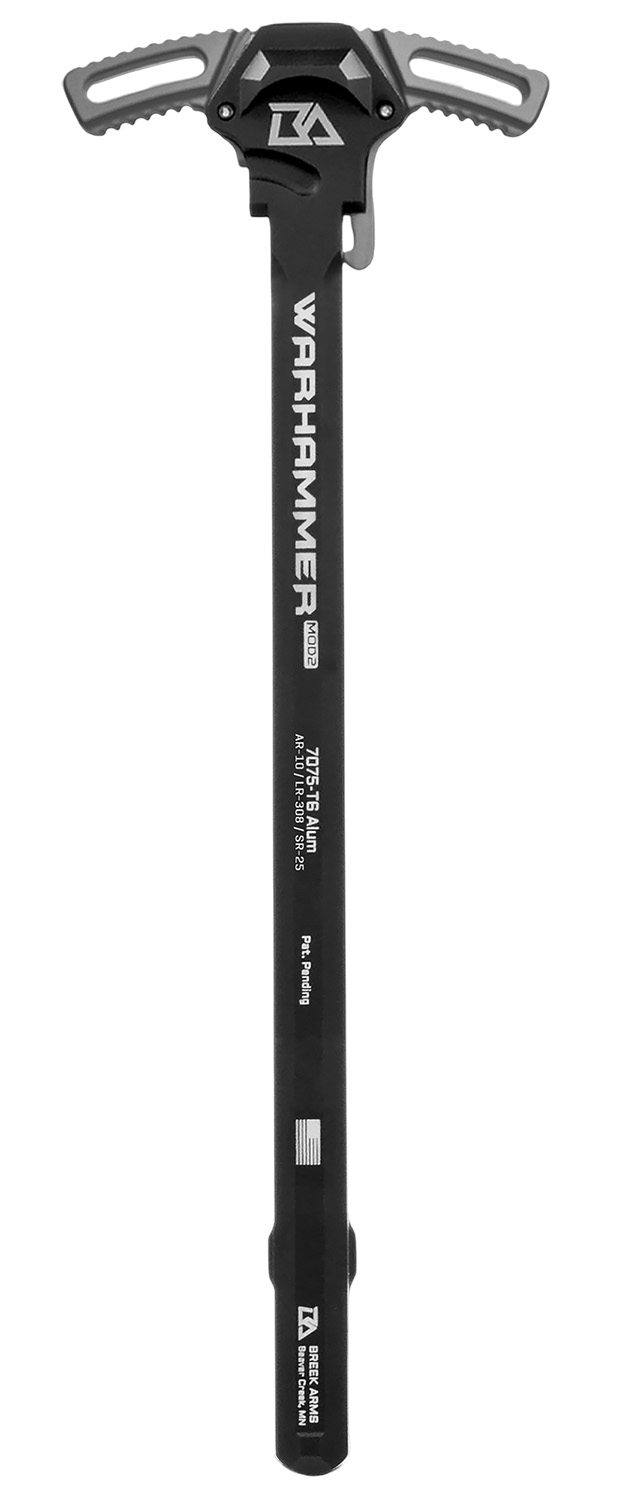 Breek Arms BRK530MGRAY Warhammer Mod2 AR-10/LR-308 Gray 7075-T6 Aluminum Ambidextrous