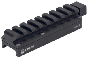 Kinetic Development Group SID5-100 Sidelock Universal Riser Long Black Aluminum