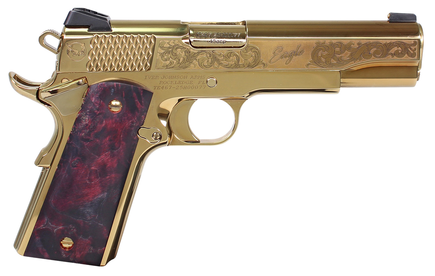 IVER NOBLE EAGLE EX G2 45 5IN EXOTIC GRIP