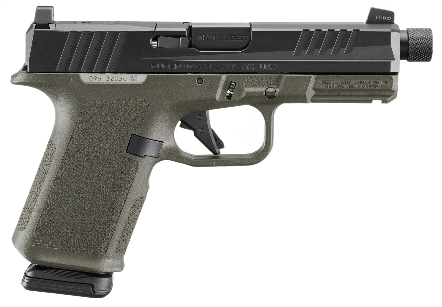 RUG 19436 RXM 9MM 4.5 MAGPUL ODG 15R