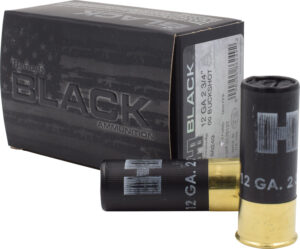 Hornady 86249 Black 12 Gauge 2.75" 00 Buck Shot 10 Per Box/ 10 Case