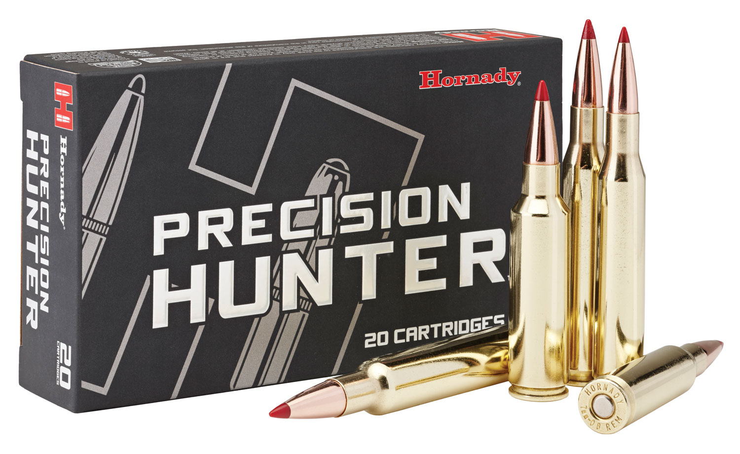 Hornady 85578 Precision Hunter 7mm-08Rem 150gr Extremely Low Drag eXpanding 20 Per Box/10 Case