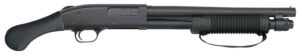 Mossberg 50659 590 Shockwave 12 Gauge Pump 3" 5+1 14" Blued Heavy-Walled Barrel, Blued Stainless Steel Receiver Drilled & Tapped, Black Raptor Birdshead Grip