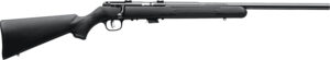 Savage Arms 26724 Mark II FV Full Size 17 HM2 5+1 21" Black Satin Heavy Button Rifled Barrel, Satin Black Drilled & Tapped Carbon Steel Receiver, Matte Black Fixed Synthetic Stock, Right Hand