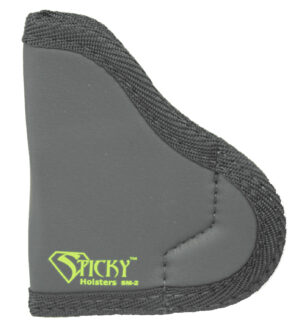 Sticky Holsters SM2 SM-2 IWB Size 2 Black/Green Latex Free Rubber Fits Ruger LCP/.380 Semi-Auto/Taurus P238 Fits Up To 2.50" Barrel Ambidextrous