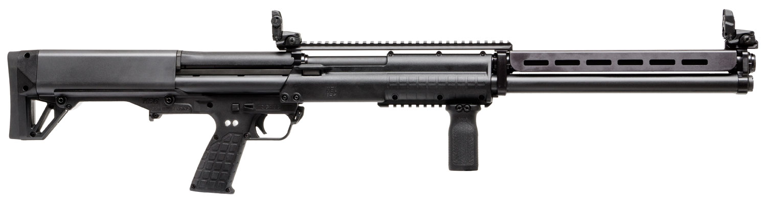 Kel-Tec KSG25BLK KSG 25 Black 12 Gauge 30.50" 3" 24+1 Black Rec/Barrel Black Polymer Fixed Stock & Grip