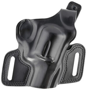 Galco SIL212B Silhouette OWB Black Leather, Fits 1911/3-5" Barrel, Belt Slide Mount, Right Hand