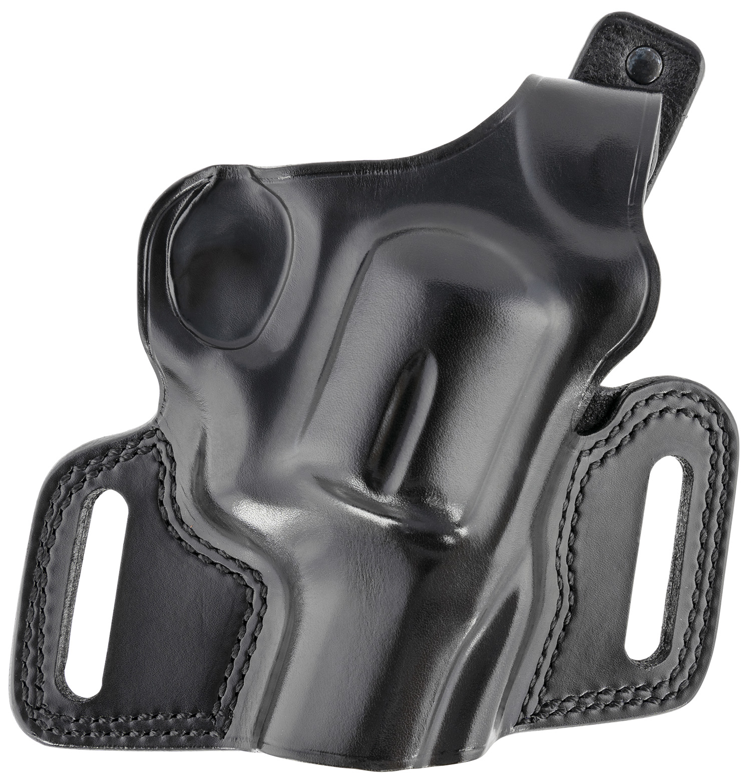 Galco SIL212B Silhouette OWB Black Leather, Fits 1911/3-5" Barrel, Belt Slide Mount, Right Hand