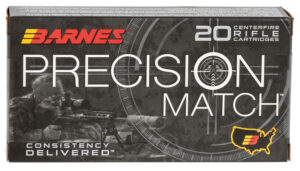 Barnes Bullets 30166 Precision Match 6.5Creedmoor 140gr Open Tip Match Boat Tail 20 Per Box/10 Case