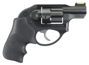 Ruger 5418 LCR 38 Special +P 5 Shot 1.87" Matte Black Barrel, Black PVD Cylinder, Matte Black Aluminum Frame, Hogue Tamer Monogrip Grip, Concealed Hammer