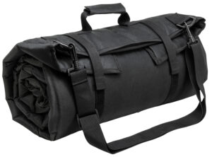 NcStar CVSHMR2957B Roll Up Shooting Mat  Black PVC 69"L x 35" H
