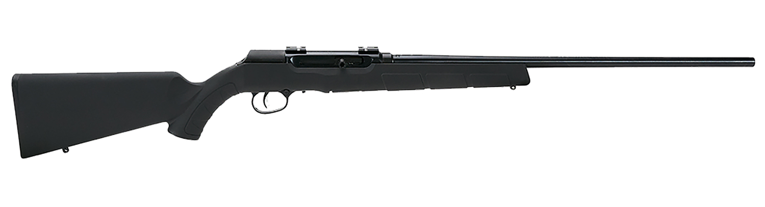 Savage Arms 47200 A22 Target Sporter Full Size 22 LR 10+1 22" High Luster Button Rifled Barrel, High Luster Drilled & Tapped Carbon Steel Receiver, Matte Black Fixed Synthetic Stock, Right Hand