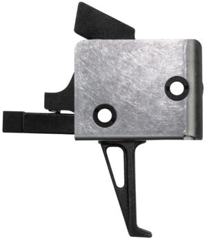 CMC Triggers 91503 Drop-In  Single-Stage Flat Trigger w/ 3-3.50 lbs Draw Weight & Black/Silver Finish