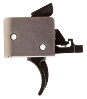 CMC Triggers 92502 Drop-In  Two-Stage Curved Trigger w/ 2 lbs Draw Weight & Black/Silver Finish