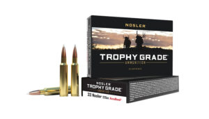 Nosler 60098 Trophy Grade 33Nosler 225gr Nosler AccuBond 20 Per Box/10 Case