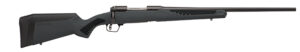 Savage Arms 57065 110 Hunter Full Size 308 Win 4+1 22" Matte Black Button-Rifled Barrel, Matte Black Drilled & Tapped Carbon Steel Receiver, Adj AccuStock Matte Gray Synthetic Stock, Right Hand