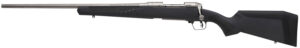 Savage Arms 57058 110 Storm Full Size 7mm Rem 3+1 24" Matte Button-Rifled Barrel, Matte Drilled & Tapped Stainless Steel Receiver, AccuStock Matte Gray Synthetic Stock, Left Hand