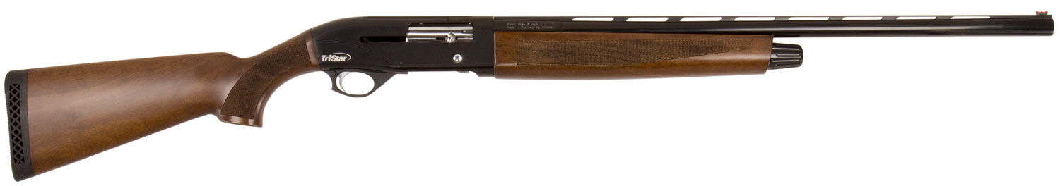 TriStar 24101 Viper G2 Full Size 12 Gauge Semi-Auto 3" 5+1 26" Black Vent Rib Barrel, Black Cerakote Steel Receiver, Fixed Walnut Stock, Beretta/Benelli Choke Tubes, Right Hand