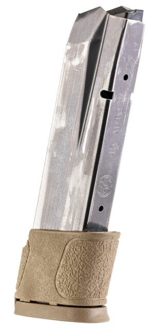 Smith & Wesson 194770000 M&P  14rd 45ACP Brown Floor Plate Steel