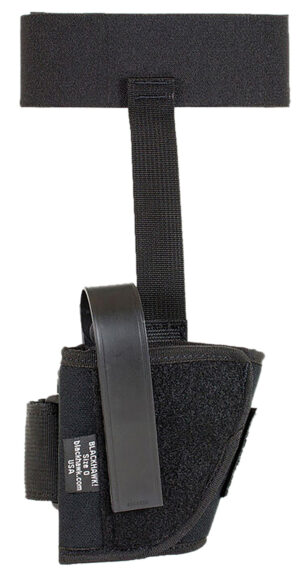 Blackhawk 40AH16BKR Ankle  Size 16 Black Cordura Velcro Fits Med/Large Semi Autos Fits 3.25-3.75" Barrel Right Hand