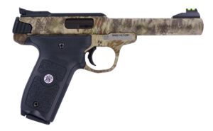 Smith & Wesson 10297 SW22 Victory Full Size Frame 22 LR 10+1 5.50" Kryptek Highlander Match Grade Steel Barrel & Frame, Black Textured Grip, Thumb Safety