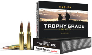 Nosler 60042 Trophy Grade  7mm-08Rem 140gr Nosler AccuBond 20 Per Box/10 Case