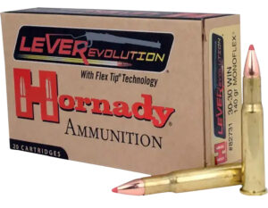 Hornady 82731 LEVERevolution  30-30Win 140gr MonoFlex 20 Per Box/10 Case