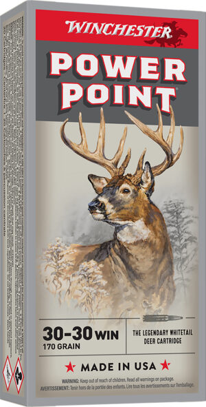 Winchester Ammo X30303 Power-Point 30-30Win 170gr 20 Per Box/10 Case