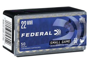 Federal 757 Small Game & Target  22WMR 50gr Jacketed Hollow Point 50 Per Box/60 Case