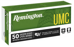 Remington Ammunition 23738 UMC 357Mag 125gr Jacketed Soft Point 50 Per Box/10 Case
