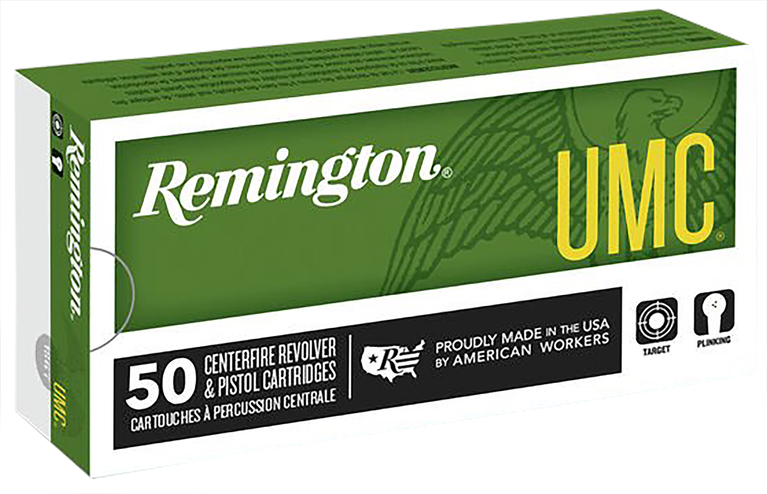 Remington Ammunition 23694 UMC 40S&W 180gr Jacketed Hollow Point 50 Per Box/10 Case