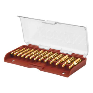 Tipton 749245 Jag Set Multi-Caliber 8-32/5-40 Thread Brass 13 Pieces Includes Storage Box