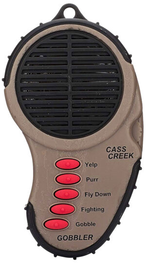 Cass Creek 041 Ergo Electronic Spring Gobbler Attracts Turkeys, Camo Plastic Includes Belt Clip