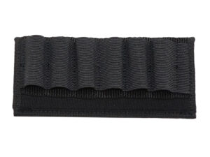 GrovTec US Inc GTAC87 Belt Slide  Nylon w/Elastic Loops 6rd Shotgun Belt Slide Mount 2.25"