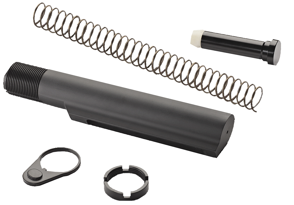 Advanced Technology A5102240 Military Buffer Tube Assembly AR-15 Black Anodized Aluminum