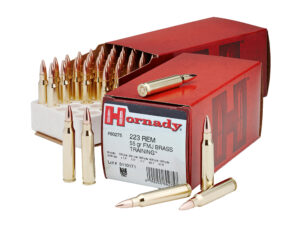Hornady 80275 Custom 223Rem 55gr Full Metal Jacket Boat Tail 50 Per Box/10 Case