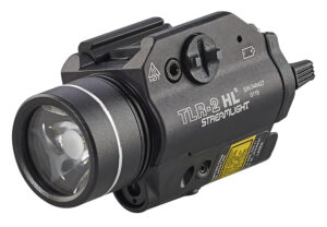 Streamlight 69261 TLR-2 HL Gun Light  Black Anodized 1,000 Lumens White LED Red Laser