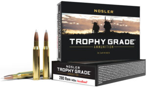 Nosler 48545 Trophy Grade 280Rem 140gr Nosler AccuBond 20 Per Box/10 Case