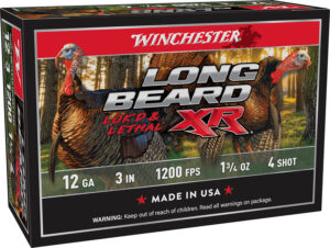 Winchester Ammo STLB1234 Long Beard XR Shot-Lok 12Gauge 3" 1 3/4oz 4Shot 10 Per Box/10 Case